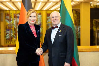 Seimo Pirmininko J. Oleko susitikimas su Vokietijos Bundestago pirmininke Julija Kliokner
