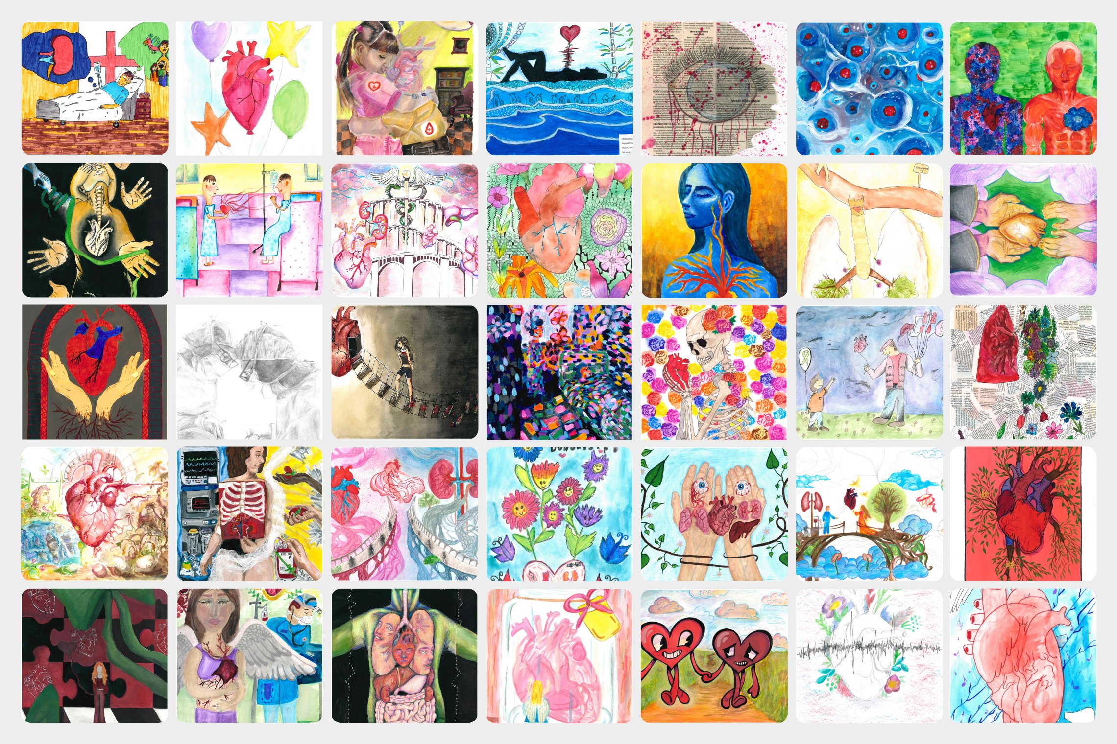 Teptuko potėpiais apie organų donorystės stebuklą (Jungiamoji galerija)