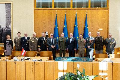 2026 03 03<br>Seimo Pirmininko J. Oleko susitikimas su Lietuvoje akredituotais gynybos atašė