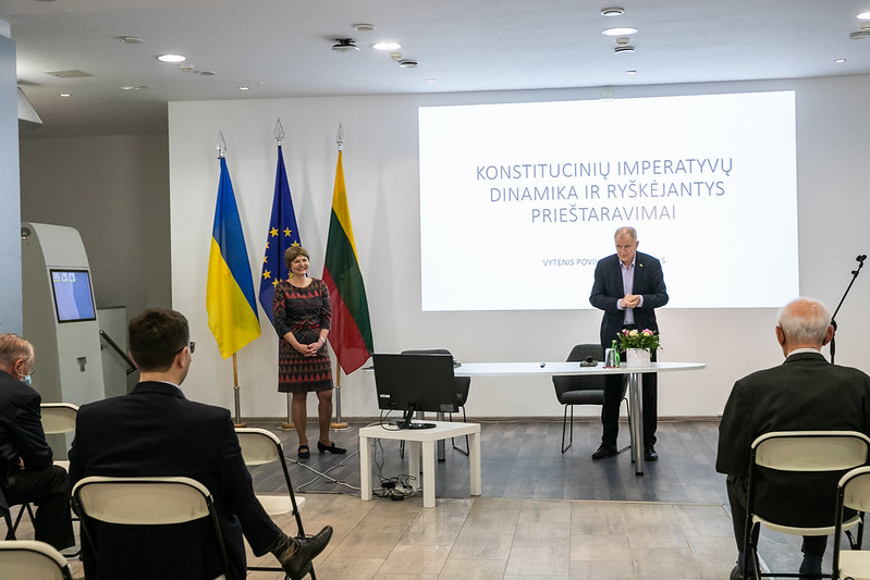 27 April 2022 
Our Constitution: Conversation with Vytenis Povilas Andriukaitis, co-drafter of the Constitution of the Republic of Lithuania, Signatory to the Act of Independence of Lithuania 
