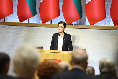 Seimo Pirmininkė V. Čmilytė-Nielsen: „Kovo 11-osios žinia apie valstybę šiandien mums turėtų būti svarbiausia“