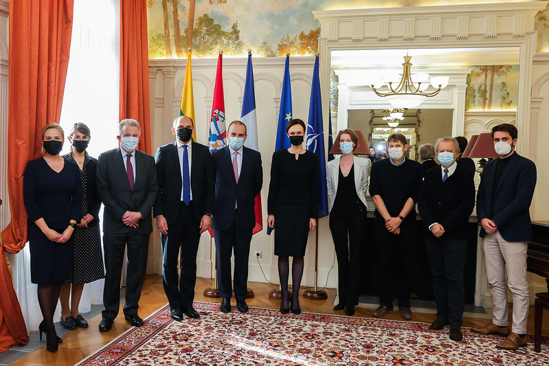 2021 11 23</br>Seimo Pirmininkės V. Čmilytės-Nielsen vizitas Prancūzijos Respublikoje