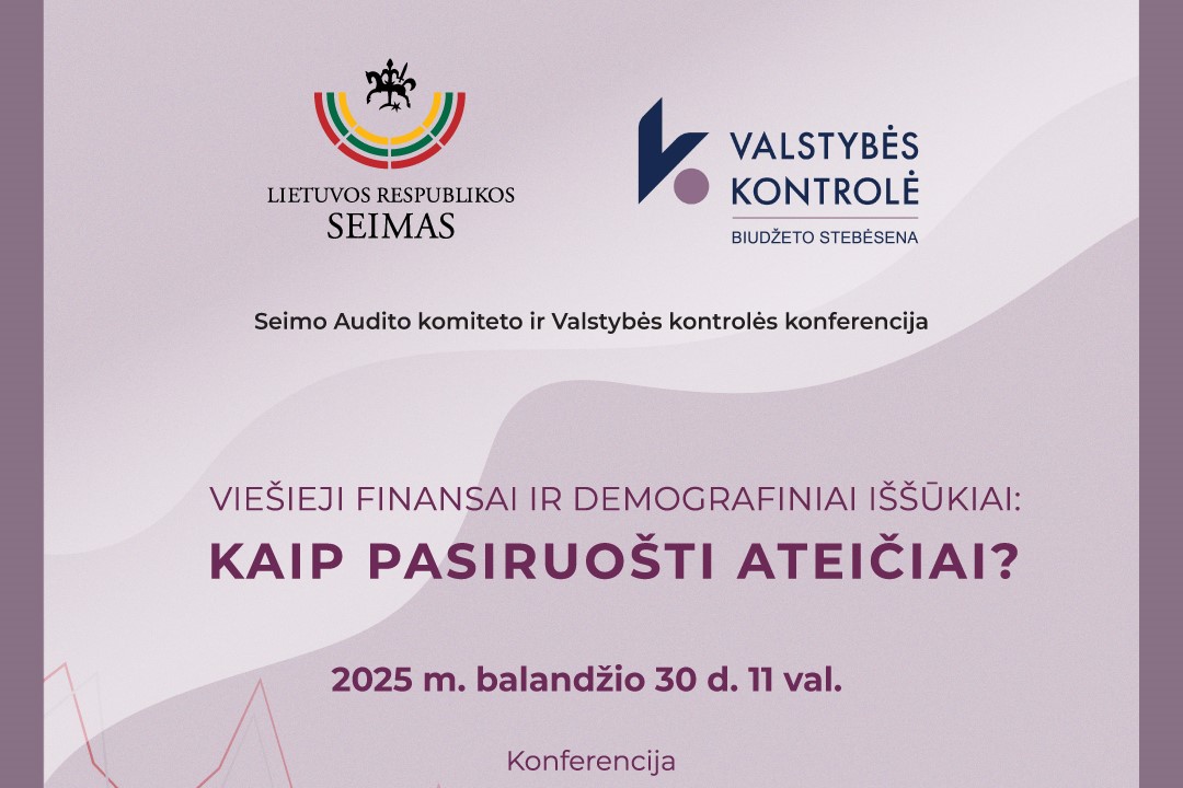 Seime vyks konferencija apie viešuosius finansus ir demografinius iššūkius