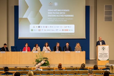 2026 06 12<br>Tarptautinė konferencija „Sveikas amžėjimas ir sveikata visose politikos srityse – strateginis valstybės pasirinkimas“