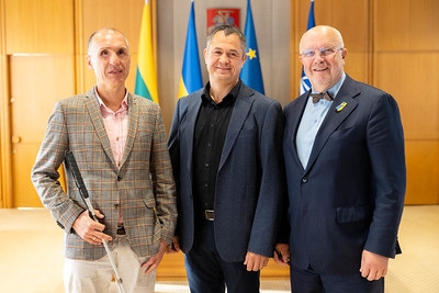 2026 09 16<br>Seimo Pirmininkas susitiko su Neįgaliųjų sporto klubo „Blind Sport Lt