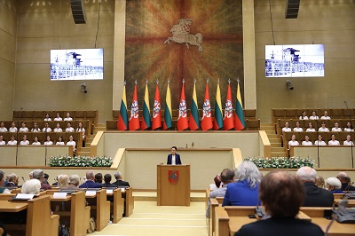 2023 m. birželio 14 d. iškilmingas minėjimas Lietuvos Respublikos Seime