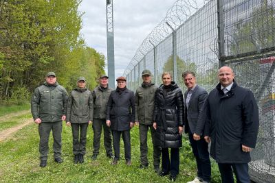 Kriminalinės žvalgybos parlamentinės kontrolės komisija lankėsi Lietuvos ir Baltarusijos pasienyje