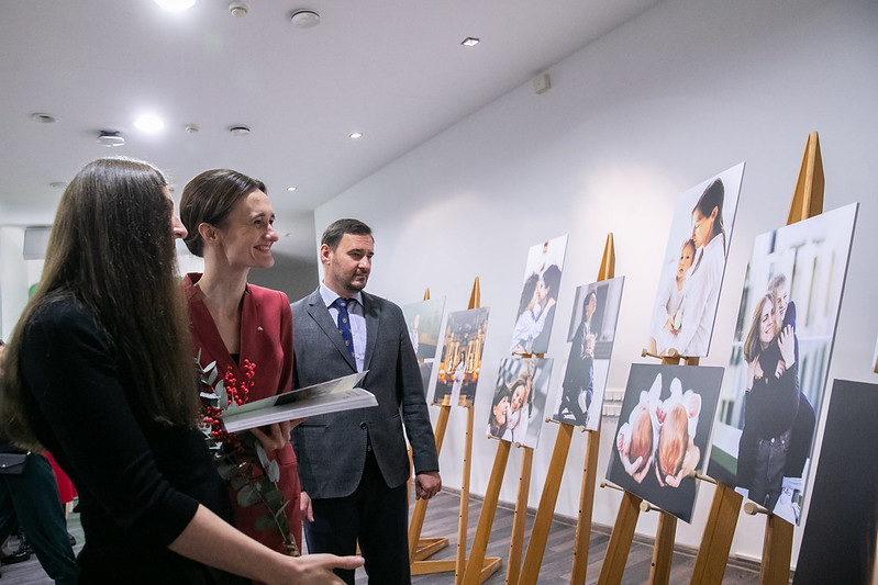 8 December 2022 
Opening of a photo exhibition by Olga Posaškova and Viktoria Chorna, Office of the Seimas
