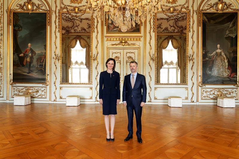 Speaker of the Seimas met with Frederik X, King of Denmark