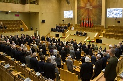 2014 m. birželio 14 d. iškilmingas minėjimas Lietuvos Respublikos Seime