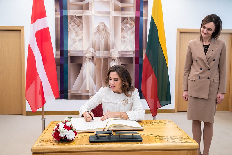 2021 09 30</br>Seimo Pirmininkės Viktorijos Čmilytės-Nielsen susitikimas su karališkąja prakilnybe Danijos kronprincese Meri