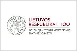 2020-ųjų – Lietuvos Steigiamojo Seimo šimtmečio metų ženklas 